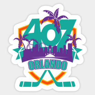 407 Orlando Hockey color Sticker